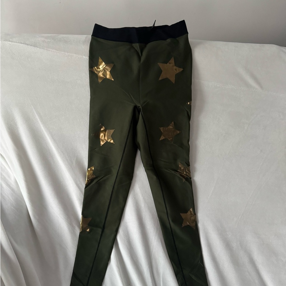 Ultracor Gold Star Green Leggings